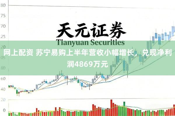 网上配资 苏宁易购上半年营收小幅增长，兑现净利润4869万元